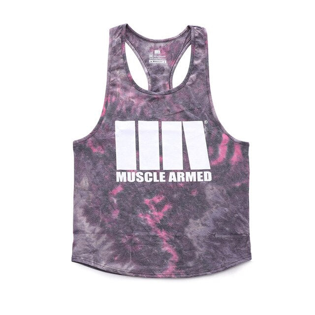 Gyms Fitness Workout Singlet Sling Vest Men Bodybuilding Tank Top Camouflage sleeveless Shirt Boy Summer Brand gym clothing-8